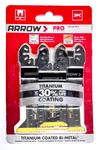 New Arrow Pro Series OSC201VP-3 Titanium Oscillating Blade Wood Metal 3PC -fr.sh. Fixed Price $26.95.