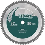 Tomax 10-INCH 80 Tooth Tcg Aluminum And Non-ferrous Metal Saw Blade With 5/8.... Fixed Price $42.94.