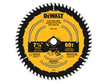 Dewalt 7-1/4 Inch 60T Fine Finish Tungsten Carbide-tipped Steel Cir Saw Blade. Fixed Price $14.95.
