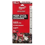 Milwaukee 48-39-0619 35-38" 12/14 Tpi Extreme Thin Metal Bandsaw Blades 3PK. Fixed Price $29.97.