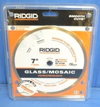 New Ridgid Inch Diamond Water Saw Blade For Glass Mosaic Tile GT70P Nip. Fixed Price $21.59.