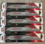Lenox 1832143 9-IN 6-TPI Carbide Tooth Reciprocating Saw Blade Lot Of 5. Fixed Price $64.95.