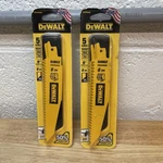 Dewalt Reciprocating Saw 6TPI 6" DWAR6066 New Two Packs Of 5 Blades Each. Fixed Price $24.99.