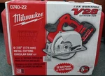Milwaukee 0740-22 V28 6-7/8" Metal Cutting Saw Kit. Fixed Price $230.00.