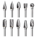Tungsten Carbide Rotary Burr Set For Dremel 10PCS Double Cut Carving. Fixed Price $25.27.