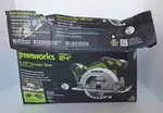 Greenworks 24V 6 1/2'' Cordless Circular Saw With 2AH Battery And Charger. Fixed Price $114.95.