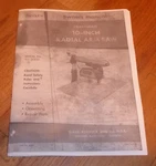 Sears Craftsman 10 Inch Radial Arm Saw Owners Manual 113.29450. Fixed Price $14.95.