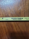 Klein Tools 32TX12 Hacksaw Usa High Speed Steel Hard Teeth Flex. Fixed Price $19.98.
