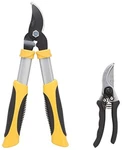 Edward Tools Lopper And Pruner Set - Heavy Duty Heat Treated Carbon Steel Bla.... Fixed Price $30.41.