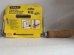 * Vintage Stanley Coping Saw Number 15-104 With Original Label & Price. Fixed Price $19.99.