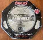 Freud LM72M010 Heavy Duty Flat Rip Blade, 10" X 24T 5/8". Fixed Price $63.95.