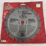 Vermont American 7 1/4" Master Combination Circular Saw Blade #25210 60T Usa. Fixed Price $12.98.
