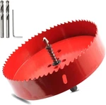 Hordion 162MM 3/8 Inch Hole Saw, Heavy Duty Bi-metal Saws Bit Tooth Cutti. Fixed Price $23.50.