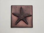 5X5 3D Starfish Ceramic Wall Tile Pink Hue Douglas Roberts Coastal Ocean. Fixed Price $28.95.