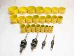 Starrett Hole Saw Lot 23 Pcs 5/8"-4" Made Usa + Mandrels Arbors Tool Set. Fixed Price $165.00.