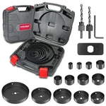New Hychika Pcs Hole Saw Kit 3/4"-6"(19-152MM) Blades (13) HS17C. Fixed Price $19.16.