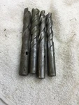 (4)MORRIS Wood Tool Split Shank Countersinks Drill Bits Set Screw 1/4 - 1/2. Fixed Price $21.95.