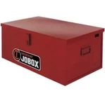 Jobox Crescent Red Steel Lockable Tool Chest With Side Handle. Fixed Price $200.00.