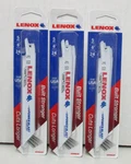 (3) Pc Lenox 6" Reciprocating Saw Blades 24TPI Thin Metal 20568624R. Fixed Price $28.00.