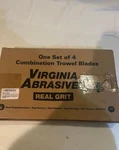 8" X 14" Virginia Abrasives 423-CB0814 Power Trowel Combination Blades Set New. Fixed Price $69.99.
