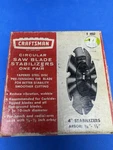 Craftsman 4952 Circular Table Saw Stabilizer Set, 5/8 Arbor, Made In Usa. Fixed Price $22.00.