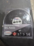 New Diamond Products A2Z 14" X .125" 1" Vacuum Bonded Core Cut 21571 Saw Blade. Fixed Price $69.00.