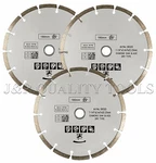 3 Segmented Diamond 7-1/4 Blade Fits Bosch Circular Saw Cut Concrete Paver Tile. Fixed Price $27.95.