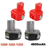 Pack For Makita Akku 12V PA12 1200 1220 1222 1234 1235 6270D 6271D 8434D 4800MAH. Fixed Price $77.89.