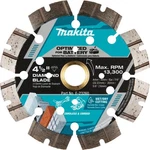 Makita 4 1/2 Inch Thin Kerf Segmented Turbo Rim Diamond Blade For Masonry. Fixed Price $32.97.