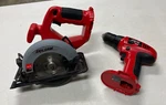Skilsaw Cordless 14.4 5-3/8" Circular 2575 & Variable Speed Drill 2568 Vd. Fixed Price $25.00.