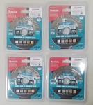 Makita E-07216 X-lock Turbo Rim Diamond Blade For Masonry Cutting 4-1/2" Lot OF4. Fixed Price $39.99.