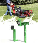 Lawn Trimmer Rack Lock-ready For Walk-behind, Stand-on & Ztr Mowers Green. Fixed Price $49.99.
