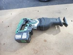 Hitachi CR18DL 18V Brushless Cordless Reciprocating Saw, Battery -tested Rbeo. Fixed Price $40.00.