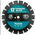 Makita 12-INCH Segmented Dual Purpose Diamond Blade. Fixed Price $72.79.
