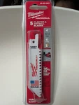 Milwaukee 49-00-5461 M12 Hackzall Reciprocating Saw Plaster Blade, 5-PACK. Fixed Price $16.00.