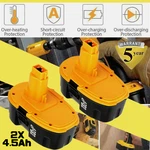 2PACK Volt 4.5AH For Dewalt Battery DC9096 DC9098 DC9099 DW9096. Fixed Price $34.90.