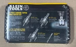 Klein Tools 4PC Carbide-tipped Hole Cutter Set 7/8 , 1-1/8 & 1-3/8 31872 New. Fixed Price $94.97.