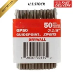 GP50 1/8-INCH Drywall Guidepoint Cutting Bits (50-PACK) For Roto Zip. Fixed Price $64.10.