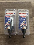 (lot Of 2) Lenox Tools Hole Saw With Arbor, Speed Slot, & 1-1/4-INCH U. Fixed Price $23.13.