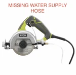 Ryobi 12 -amps 4 In. Blade Corded Wet Tile Saw (missing Water Supply Hose). Fixed Price $39.95.