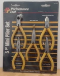 Nos Wilmar Performance Tool 5 Pc Mini Plier Set W1132 Original Packaging. Fixed Price $40.00.