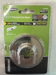 New Warrior 1/2 Inch Diamond Grit Blade For Multipurpose Tools 2.5" Kg Jd. Fixed Price $9.00.