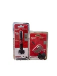 Milwaukee 1-3/8" Switchblade Selfeed Bit (48-25-5120) And 3-PACK Replacement. Fixed Price $45.00.