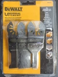 Dewalt Oscillating Blade Set 3PC - DWA4215. Fixed Price $21.00.