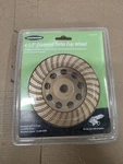 Warrior 61419 4.5" Diamond Turbo Cup Wheel, Universal 5/8"-11 Arbor. New. Fixed Price $8.99.
