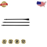 Usa Made Pro Long Pneumatic Tool Set 3PC Scraper Punch Black Oxide Finish. Fixed Price $171.89.