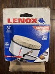 Lenox 3-5/8" Diam, 1-1/2" Cutting Depth, Hole Bi-metal Saw, Toothed Edge. Fixed Price $20.00.