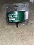 Masterforce 4" Bi-metal Hole Saw With 3/8" Arbor, Wood, Metal, Inox, Plastic. Fixed Price $10.00.