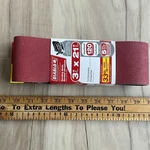 Freud Diablo DCB321120S05G Pk (5) 3" X 21" Grit Power Sander Sanding Belts. Fixed Price $8.24.