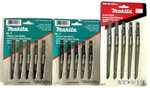 15PC Makita Recipro Saw Blades 24TPI No 71 And 72 (792540-9, 792615-4) 3PKS X. Fixed Price $39.99.